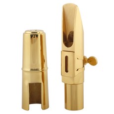 Moller 蝴蝶薩克斯風金屬吹嘴 中音 7號, 1個, 金色