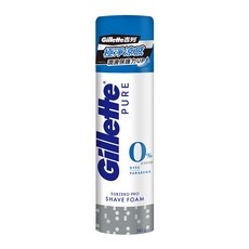 Gillette 吉列 刮鬍泡 冰涼清爽型 全新升級 極淨涼感 潤滑保護力UP, 245g, 1罐