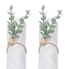 微笑清新餐巾環, 2個, 1入, TYPE1