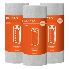 Betiss一片片使用的抹布, 3個, 50個