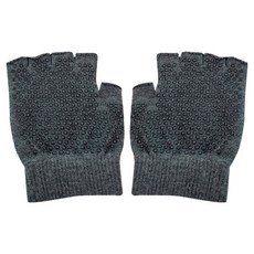Soleil女款皮拉提斯防滑運動半手套, 炭灰色, 1組