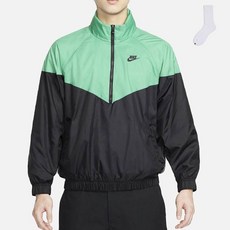 Nike男款Windrunner Anorak夾克 DQ4911-324+Well Done襪子組