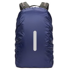 Ontree夜光反光後背包包防水套 20L, 1個, 海軍藍