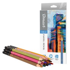 專家用粉彩色鉛筆, 1盒, 12色