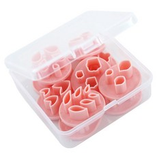 B Home Baking 花朵形狀火腿起司模具 10種組, 1組, 單色