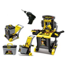 Unit Kids豪華推車工具遊戲+電鑽組, 1組, 混色