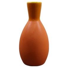 鹽酒陶瓷清酒瓶獨角瓶酒瓶酒瓶 Findokuri 橘色 280ml, 1個