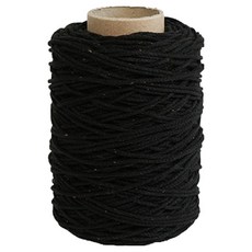 앵콜스 코튼페티 뜨개실 250g, 1개, 08 블랙 1개, 08 블랙