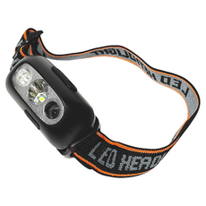 Lofor 樂活生活家 LED充電式智能感應頭燈 M-7630，黑色，智能感應，USB充電，45度可調, 1個
