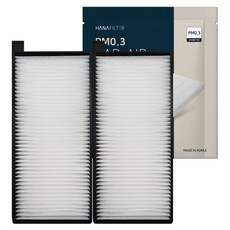 하나필터 PM0 3 자동차 에어컨 필터 2p, 1개, 코란도 스포츠 1개
