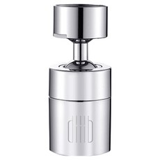 diiib 大白 雙功能起泡器 大角度 6.6cm*2.8cm*2.8cm 鋅/ABS/橡膠, 1個, 銀色