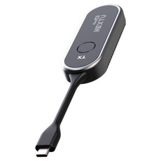 넥스트유 미라칸 HDMI 4K C타입 동글 미러링 송신기 블랙, 1개