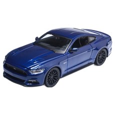 마이스토 1:24 2015 포드 머스탱 GT 다이캐스트 모형, 1개, 블루