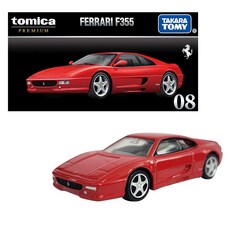 TOMICA TiaTz Korea優質08法拉利F355玩具, 混色