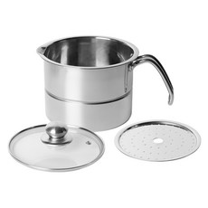 HOMEPOWE 電磁爐IH不鏽鋼多功能水壺 2.3L, 銀, 1個, 17.2cm