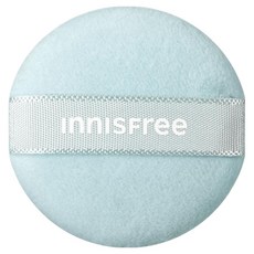 INNISFREE 迷你蜜粉粉撲, 天藍色, 1個