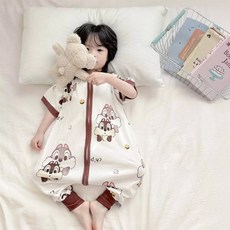 CHIP 'N' DALE 奇奇蒂蒂 兒童款 夏季無痕長袖防踢被, 咖啡色/奇奇蒂蒂, 120碼