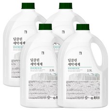 Homekeeping 深層清潔大容量洗衣精 正裝 白色 棉花香, 4個, 2.5L