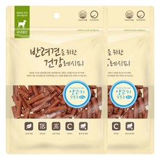 굿데이 반려견을 위한 건강레시피 져키, 양고기소프트, 300g, 2개