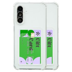 SimplyRoar 卡片收納透明緩衝手機殼 2入
