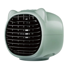 SOnGEn 松井 萌趣喵喵貓冰爽水冷空調扇 綠色，可愛造型，兩檔風速，USB供電, SG-0605-G