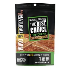 NATURAL FARM 自然牧場 紐西蘭天然零食 牛筋棒, 100%純天然零食, 50g, 1包