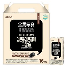 黑豆黑芝麻高鈣豆漿, 190ml, 16個