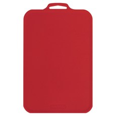 SCELLER 실리 쁘띠 칼자국이 잘 나지 않는 항균 TPU 도마, 크림슨레드, 1개