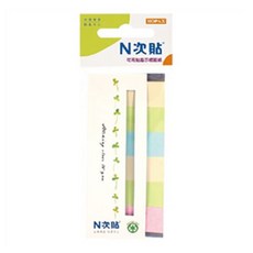 N次貼 指示型標籤紙,1080張,6本 - 辦公學習重點標示好幫手