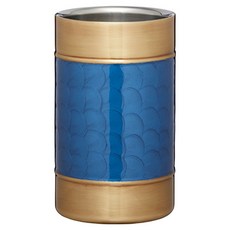 bar craft 銅面保冷冰桶 浪紋 1.4L，時尚保冷，居家宴客皆宜, 210 x 130 x 120mm, 1個