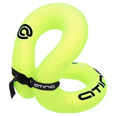 atina 頸掛式背心 100kg 穿戴型游泳輔助用品, 霓虹黃