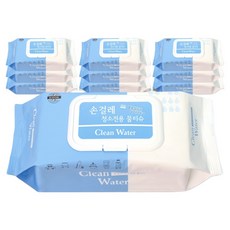 miel Miel Clean Water清潔用壓花濕紙巾, 80入, 10個