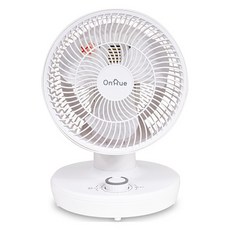 Onhu 3葉片左右旋轉3段風速機械式上下調節桌上型空氣循環扇 OHF-C08DY