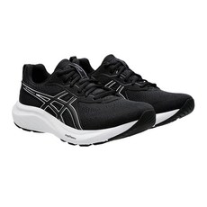 ASICS 亞瑟士 GEL-CONTEND 9 D寬楦 女款慢跑鞋 黑色 250mm，舒適緩震，輕量透氣，耐磨防滑，時尚運動。, 25cm
