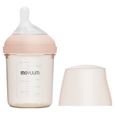 모윰 모브아 PPSU 와이드플러스 베이직 젖병, 베이지, 1세트, 160ml