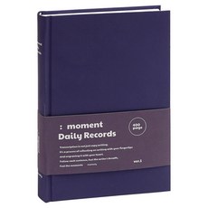 Momodi Moment Record Made彩色筆記本, 1個, 深海軍