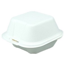 천운패키지 펄프용기 정사각 미니, 화이트, 50개