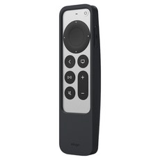 elago R5 2021 Apple TV 4K AirTag遙控器矽膠保護殼 黑色, 1組, 單品