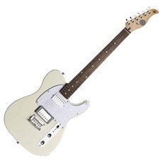 Gopher Wood T-Modern V WHITE510 電吉他, 花白色, 單品, 1個