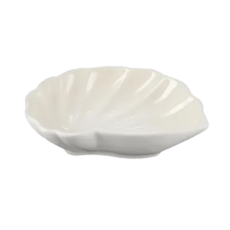 LE CREUSET 海螺貝殼盤 小,蛋白霜色,精緻餐具, 點綴餐桌, 海洋風情, 蛋白霜, 1個