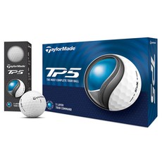 테일러메이드 TP5 골프공 5피스, 화이트, 1개, 12개입
