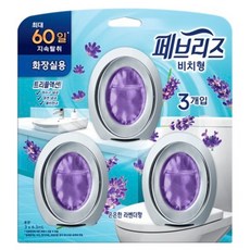 febreze 風倍清 廁所用黏貼型芳香劑 淡淡的薰衣草香 3入, 1個, 18.9毫升