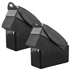 차티스트 타이어 케이스 스펀지 어플리케이터 광택 드레싱 CS025, 블랙, 2개 블랙, 2개