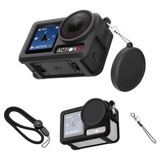 벤토사 DJI 오즈모 액션5Pro/4 공용 보호 슬리브 실리콘 케이스, 1개, VTS-CSAP1(블랙)