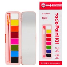 ALPHA COLORS 臉部彩繪組, 19.7克, 8 種顏色