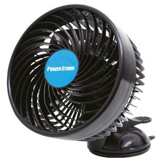 파워스톰 17cm 대형 날개 흡착형 차량용 서큘레이터 12V, 뉴허리케인 흡착형 카팬/12V, 블루 뉴허리케인 흡착형 카팬/12V, 블루