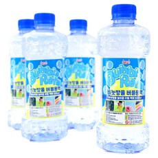 비에이비오 비눗방울 용액 버블 리필액 500ml, 무색, 4개 무색, 4개
