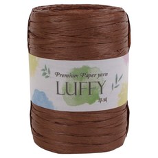 SEVY Ruppy大容量紙編織線 40g, 深棕色, 1個