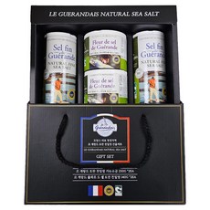 Le guerandais 給宏得 托盤粗鹽細鹽 250g*2入+粗鹽 140g*2入禮盒組 4號 780g, 1套
