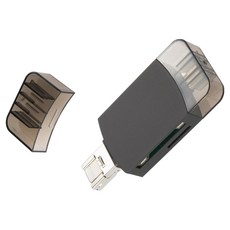 Coms 多功能OTG讀卡器 iOS 8Pin SD卡 TF Micro, 1個, 單色, IH282